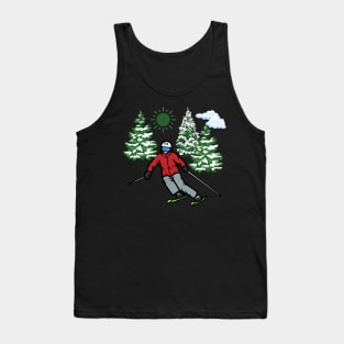 Skiing Tank Top